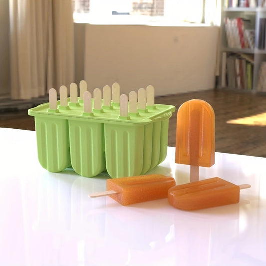 Popsicle shape silicone mold