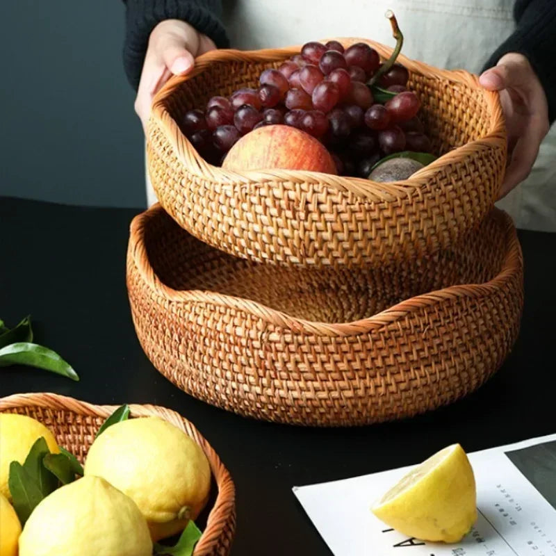 Panier de rangement tissé à la main