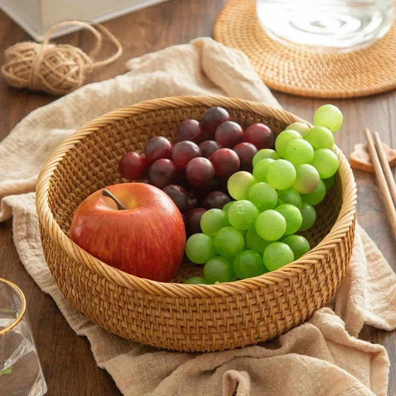 Panier de rangement tissé à la main