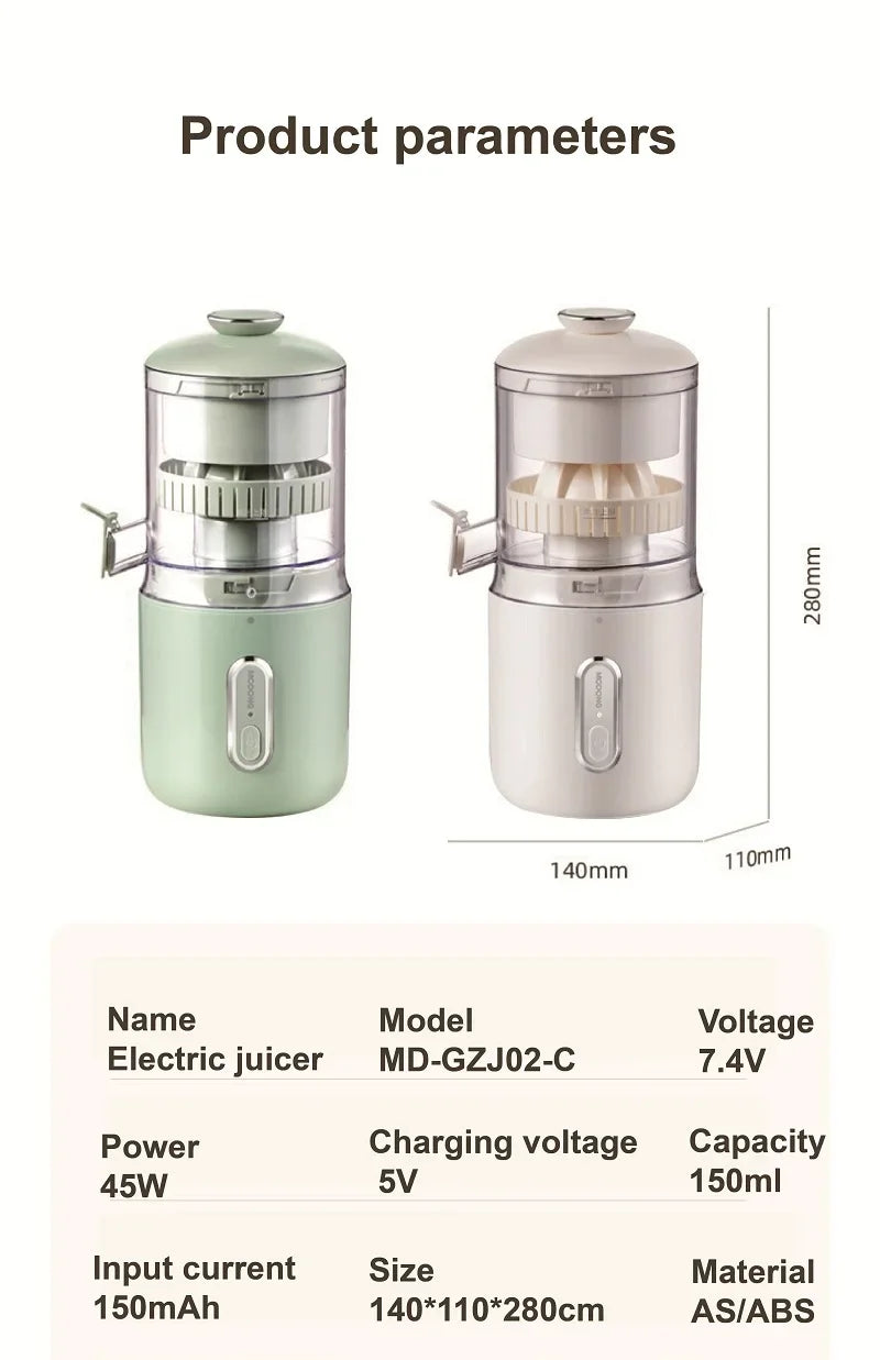 Portable Electric Juicer