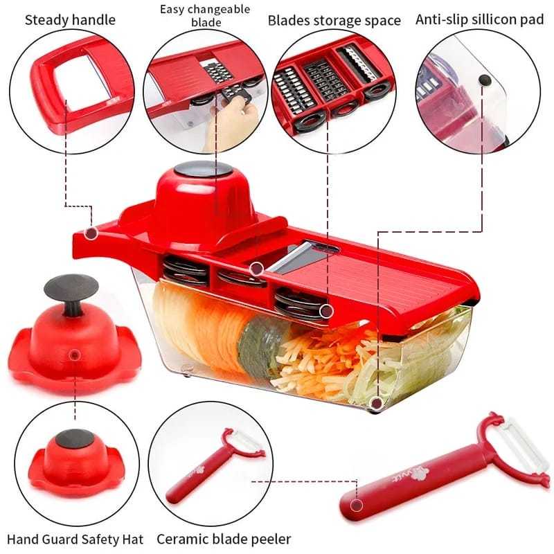 Vegetable Cutter and accessories